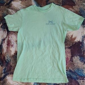 Women's Simply Southern Green Premium Preppy Brand Collection Shirt Small